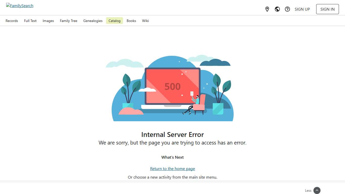 Internal Server Error